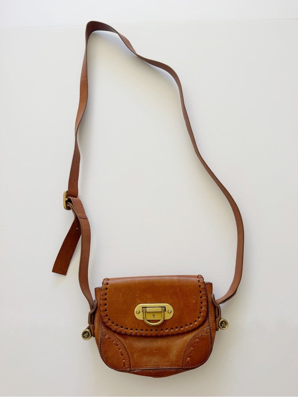 Frye Brown Leather Cross-Body Bag